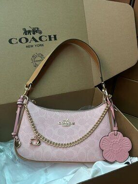 COACH Teri Series Pink Presbyopia Underarm Bag